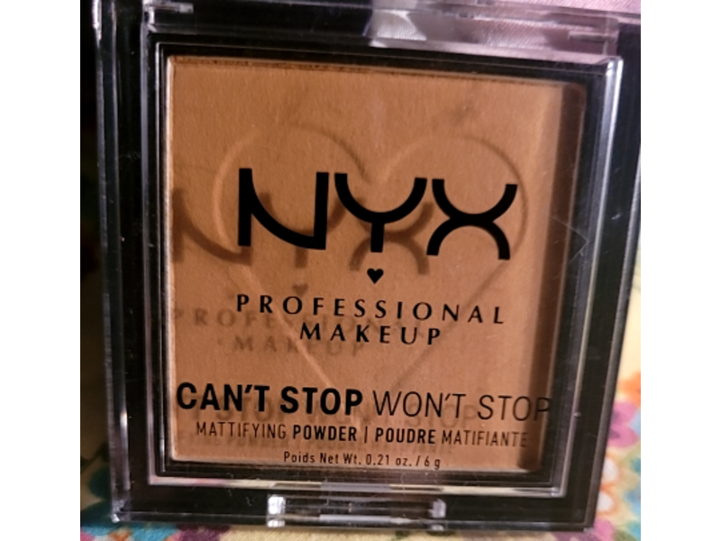 NYX Professional Makeup Can't Stop Won't Stop Pressed Powder, Caramel, 0.21 oz/6 g