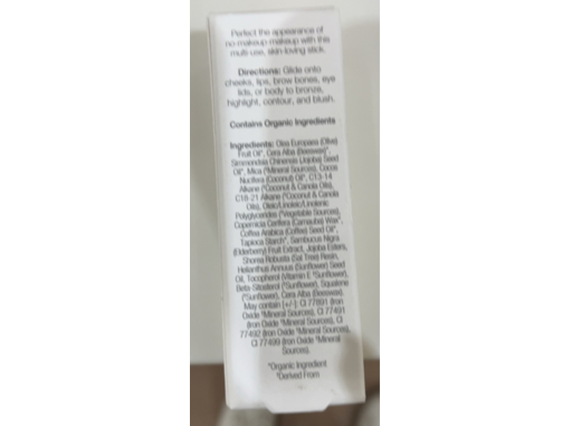 Ogee Hydraganics Sculpted Face Stick, Opal, 0.28 oz/8 g