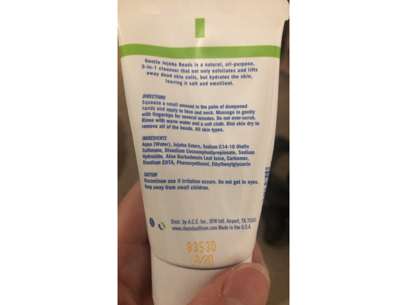 Rhonda Allison Gentle Jojoba Beads Cleanse Exfoliate, 60 mL