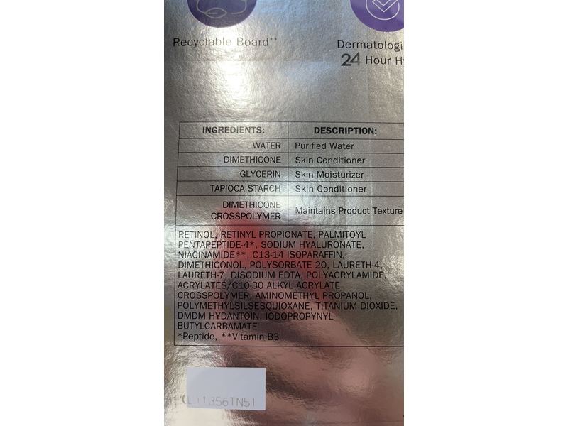 Olay Retinol Night Moisturizer, Fragrances Free, 1.7 fl oz/48 g Pack Of 2