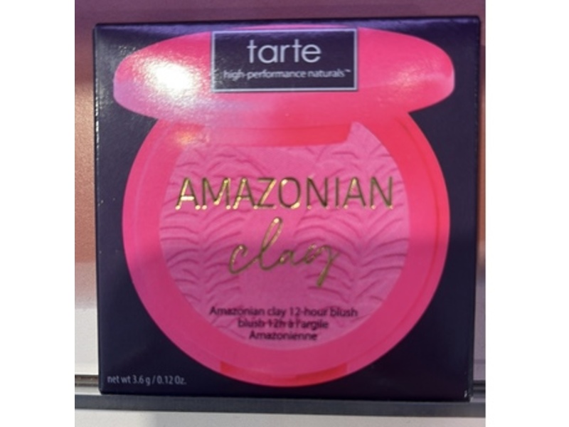Tarte Amazonian Clay Blush, Big Ego (Bright Pink), 0.12 oz/3.6 g