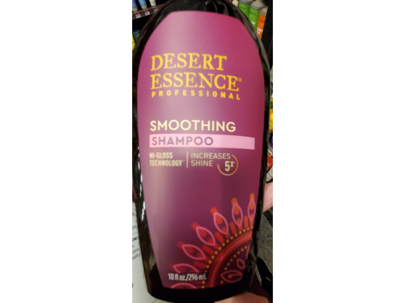 Desert Essence Smoothing Shampoo, 10 fl oz/296 mL