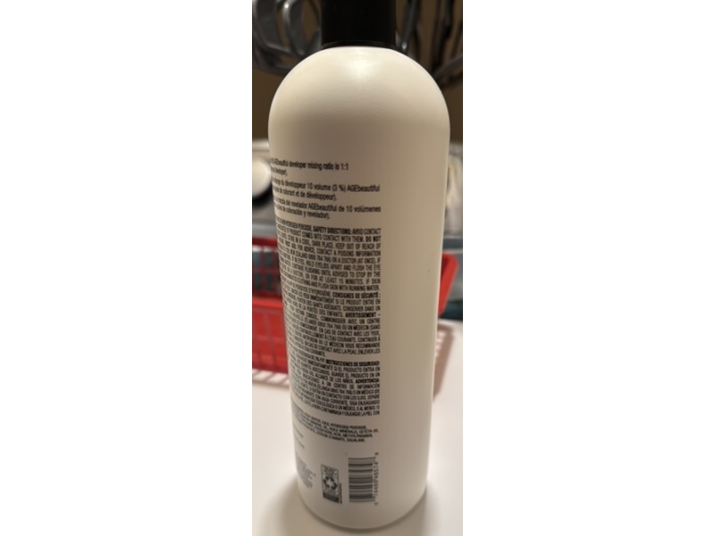 Zotos Professional Agebeautiful Gentle Creme Developer, 10 Volume, 16 fl oz/473 mL