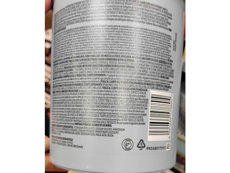 Wella Professionals BlondorPlex 9 Powder Lightener, 28.2 oz/800 g