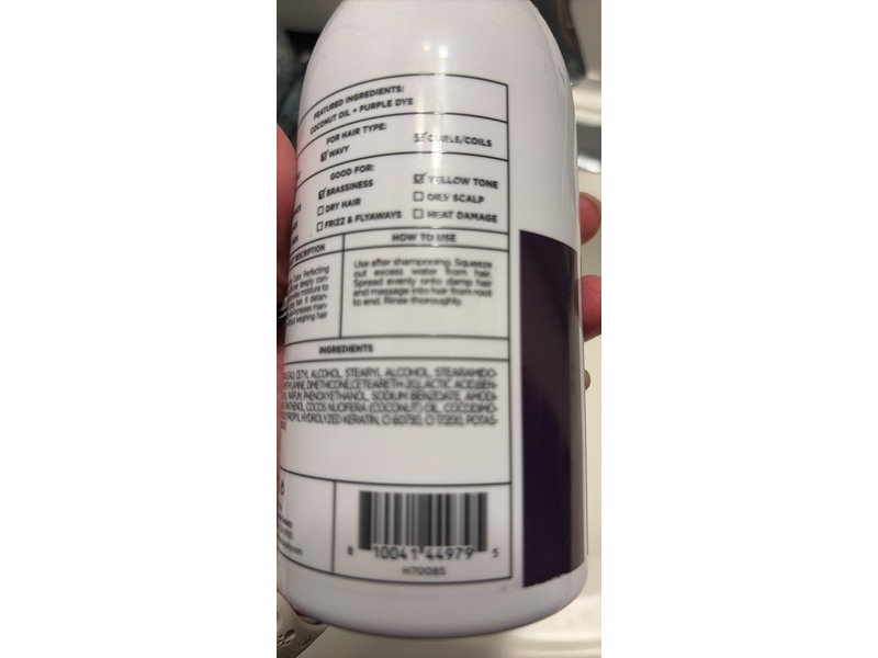 Herbalosophy Color Perfecting Purple Conditioner, 16.9 fl oz/500 mL, Pack Of 2