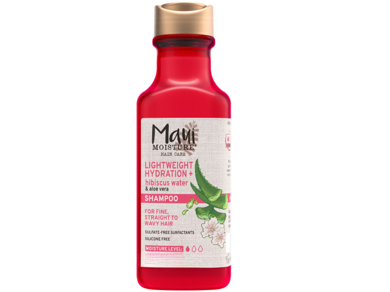 Maui Moisture Hair Care Lightweight Hydration Shampoo, Hibiscus Water, 19.5 fl oz/577 mL