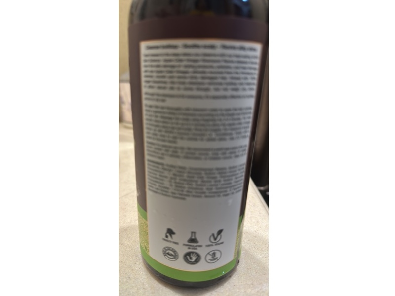 Wow Skin Science Shampoo, Apple Cider Vinegar, 16.91 fl oz/500 mL