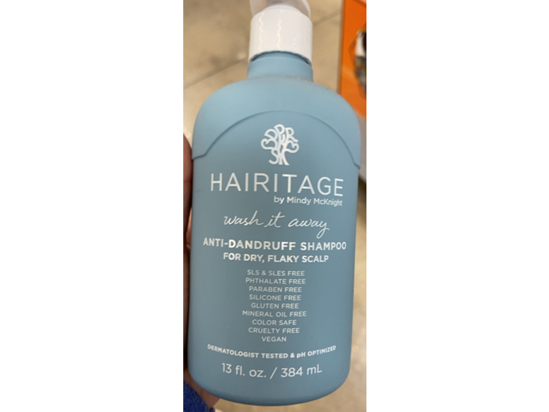 Hairitage Wash It Away Anti Dandruff Shampoo, 13 fl oz/384 mL