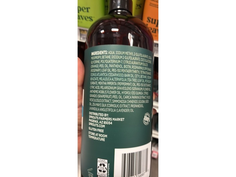 Real Root By Sprouts Strengthening & Volumizing Shampoo, 32 fl oz/946 mL