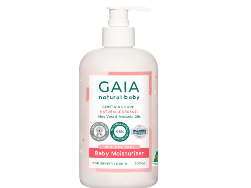GAIA Natural Baby Moisturiser, 500 mL