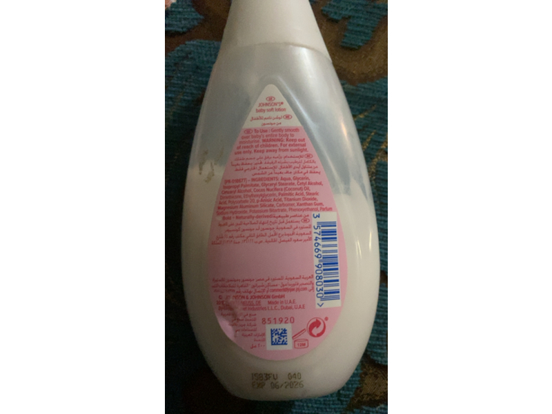 Johnson's Baby Soft Lotion, Coconut Oil, 200 mL
