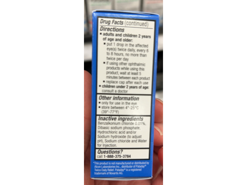 Up & Up Eye Allergy Itch + Redness Relief, 0.17 fl oz/5 mL