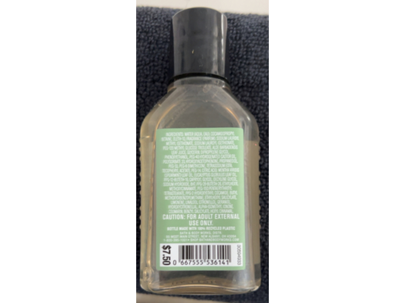 Bath & Body Works Stress Relief Body Wash, Eucalyptus Spearmint, 2 fl oz/59 mL
