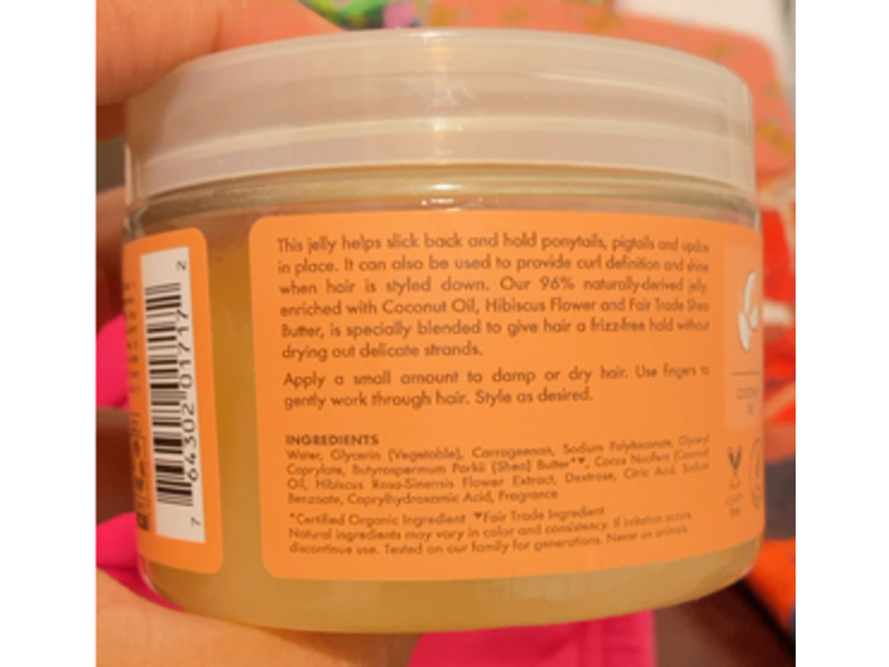 SheaMoisture Kids Styling Jelly, Coconut & Hibiscus, 12 oz/340 g