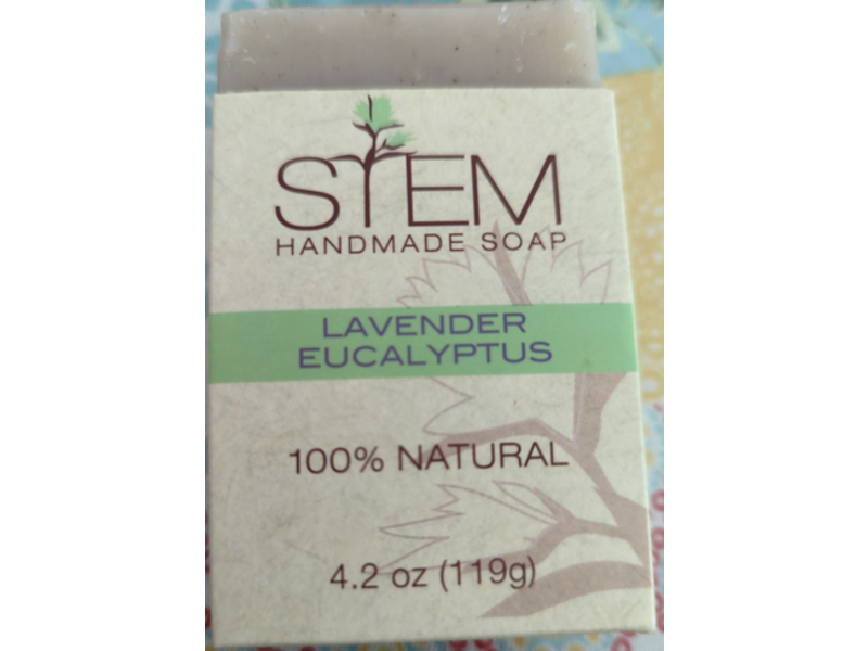 Stem Handmade Soap, Lavender Eucalyptus, 4.2 oz/119 g