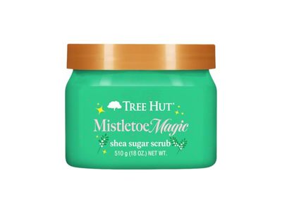 Tree Hut Shea Sugar Scrub, Mistletoe Magic, 18 oz/510 g