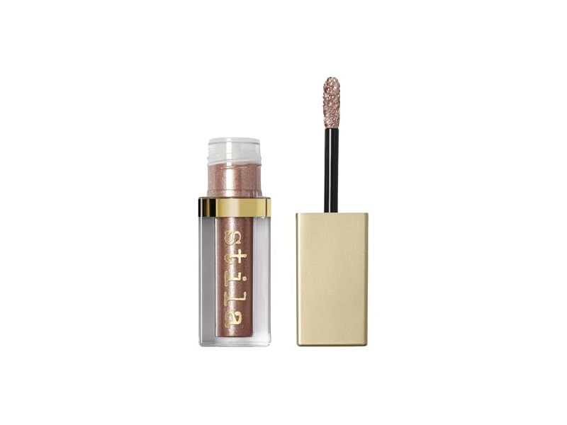 Stila Magnificent Metals Glitter & Glow Liquid Eye Shadow, Rose Gold Retro, 0.15 fl oz/4.5 mL