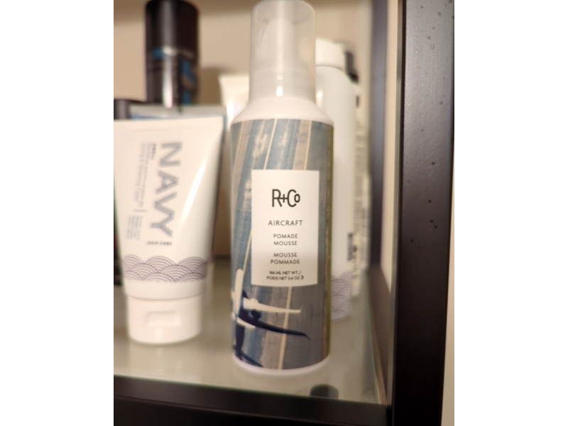 R+Co Aircraft Pomade Mousse, 5.6 oz/165 mL