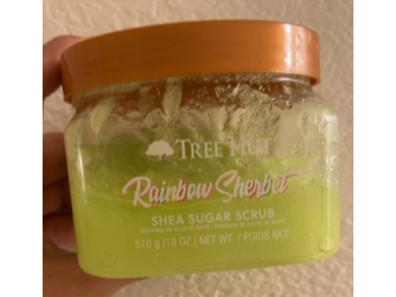 Tree Hut Shea Sugar Scrub, Rainbow Sherbert, 18 oz/510 g