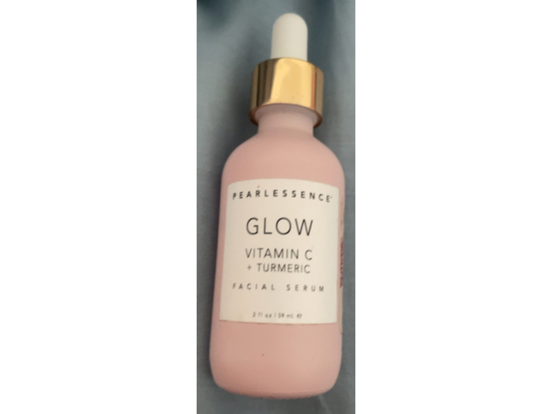 Pearlessence Glow Facial Serum, Vitamin C + Turmeric, 2 fl oz/59 mL