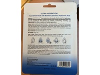 Via Beauty Ultra-Hydration Facial Sheet Mask, Blueberry Extract & Hyaluronic Acid, 22 g, 1 Count - thumbnail 3
