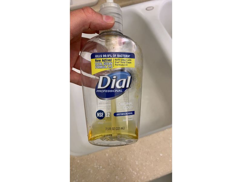 Dial Liquid Antibacterial Hand Soap, Gold, 7.5 fl oz