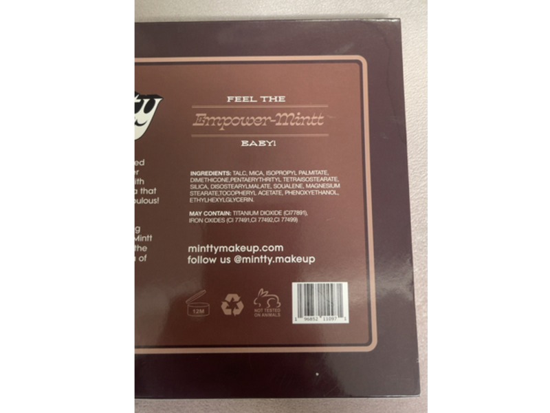 Mintty Makeup Nothin' But Nudes Face Palette