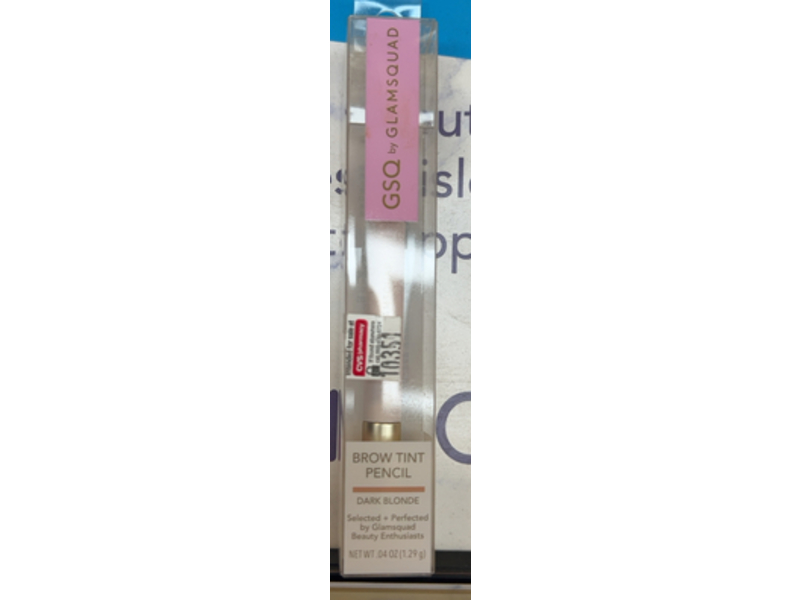 GSQ By Glamsquad Brow Tint Pencil, Dark Blonde, 0.04 oz/1.29 g