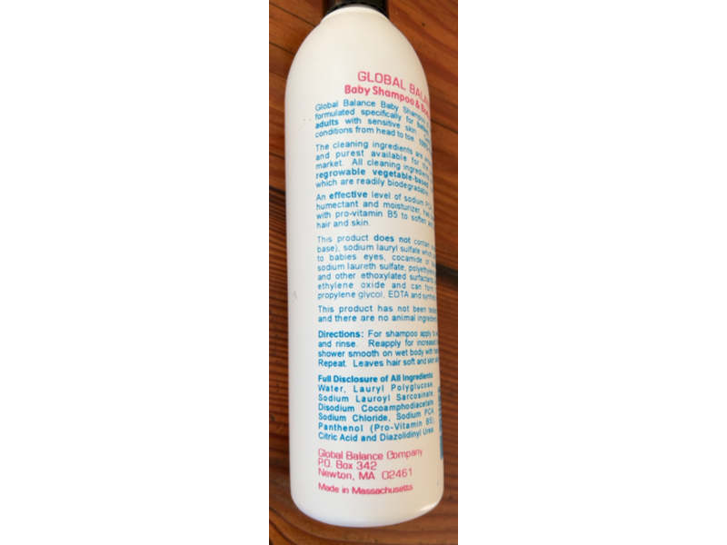Global Balance Baby Shampoo & Body Wash, 12 oz/355 mL