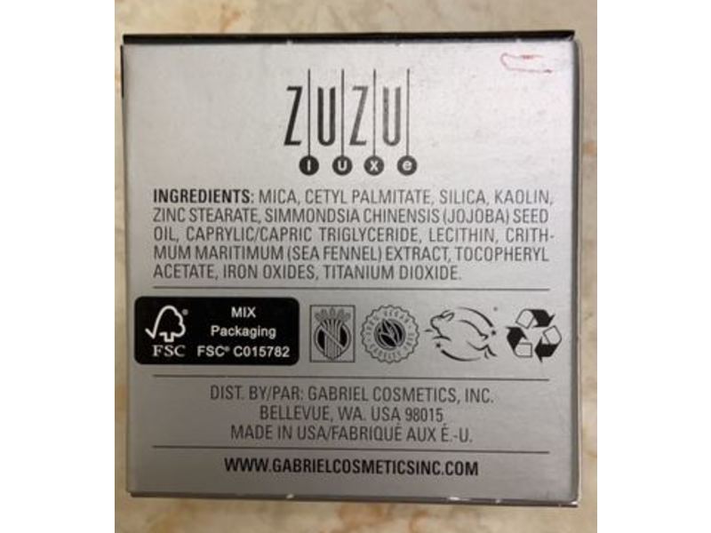 Zuzu Luxe Blush, Samba, 0.1 oz/3 g