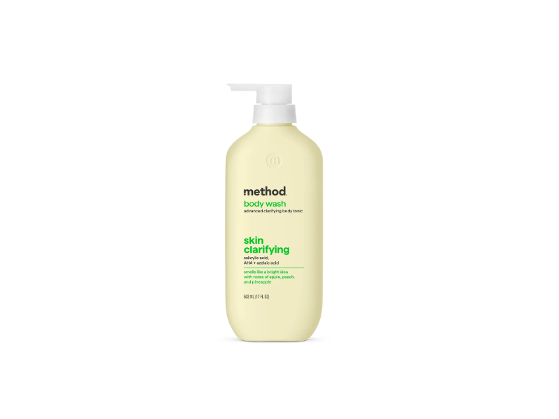 Method Skin Clarifying Body Wash, Salicylic Acid, Aha & Azelaic Acid, 17 fl oz/502 mL