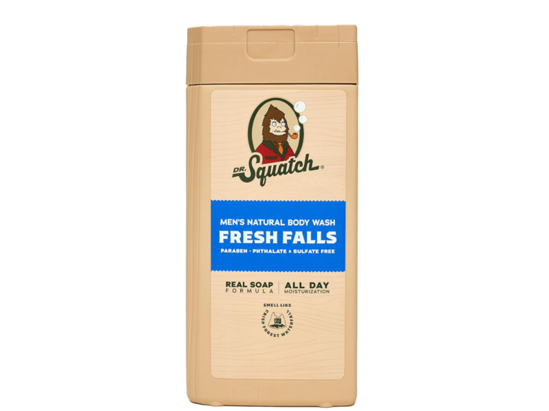 Dr. Squatch Men's Natural Body Wash, Fresh Falls