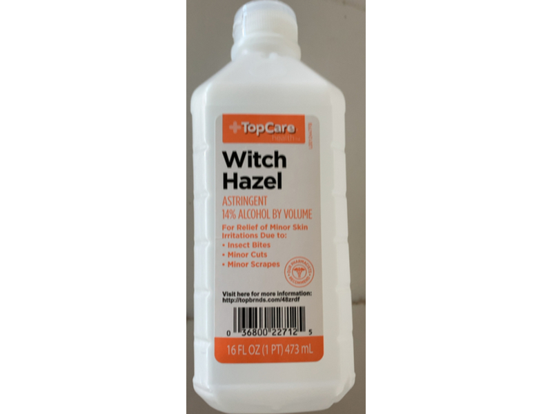 Top Care Witch Hazel Astrinent,16 fl oz/473 mL