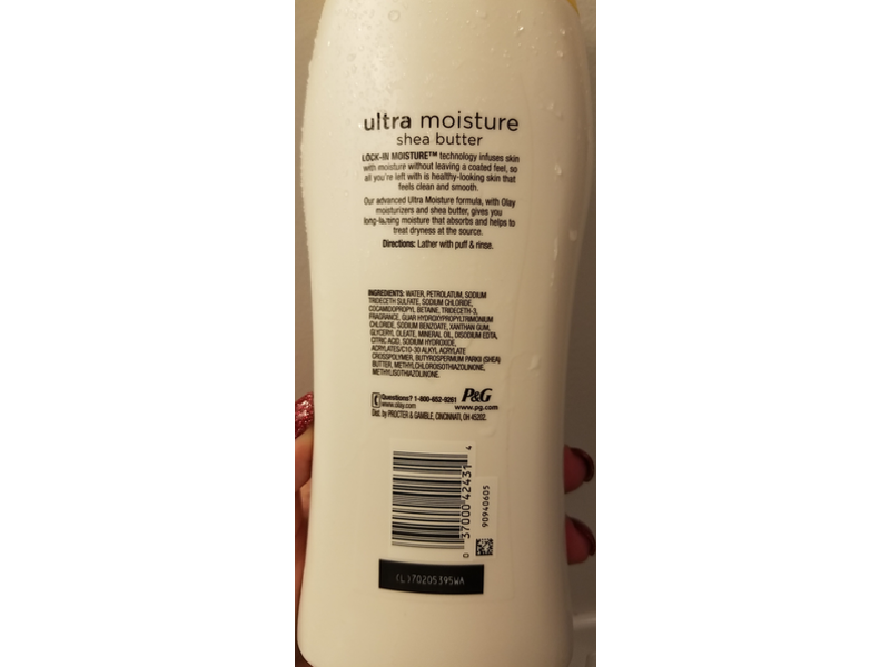 Olay Ultra Moisture Shea Butter Body Wash, 23.6 fl oz