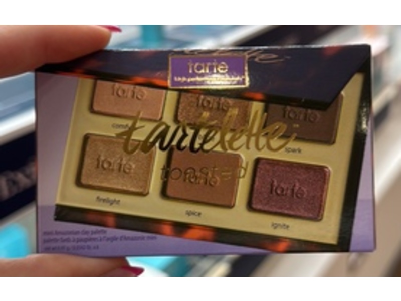 Tarte Tartelette Toasted Mini Amazonian Clay Palette, 0.0342 oz/0.97 g