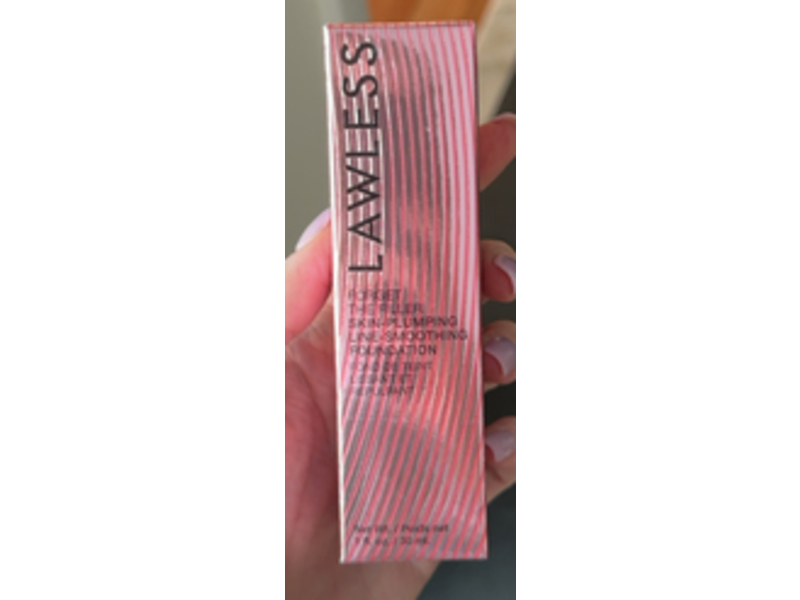 Lawless Forget The Filler Skin-Plumping Line Smoothing Foundation, 02F, 1 fl oz/30 mL