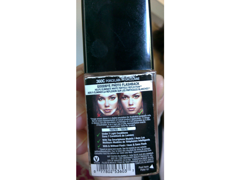 Wet n Wild Photo Focus Foundation, Porcelain, 1 fl oz/30 mL