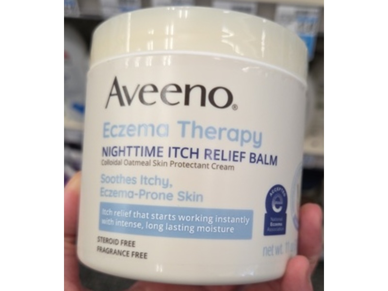 Aveeno Eczema Therapy Nighttime Itch Relief Cream, 11 oz/312 g
