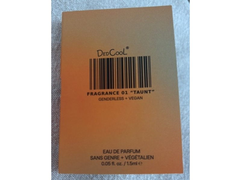 Ded Cool Eau De Parfum, Fragrance 01 Taunt, 0.05 fl oz/1.5 mL
