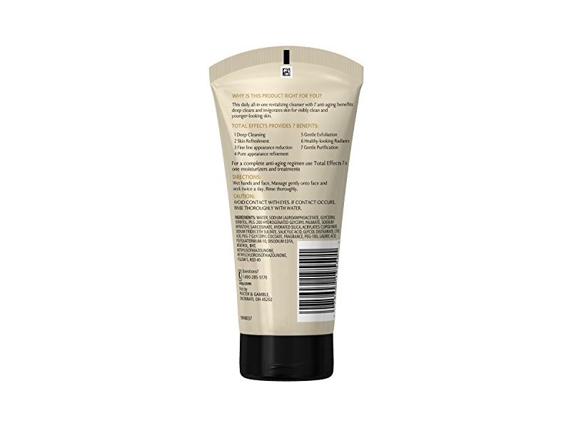 Olay Total Effects Refreshing Citrus Scrub Face Cleanser, 5 Ounce