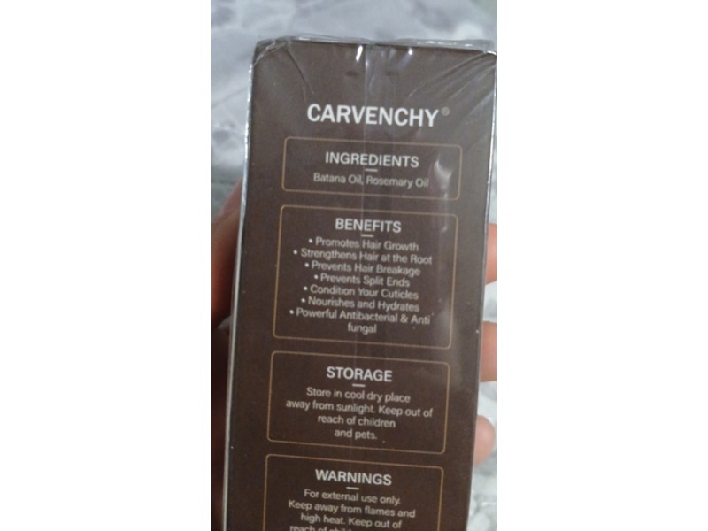 Carvenchy Batana Oil +Rosemary Oil, 1 fl oz/30 mL