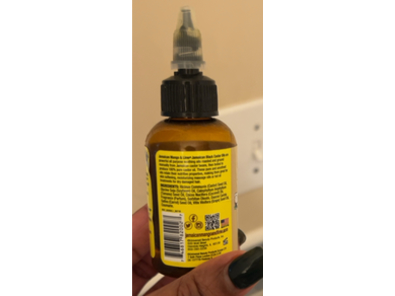 Jamaican Mango & Lime Black Castor Oil, Coconut, 2 fl oz/59 mL