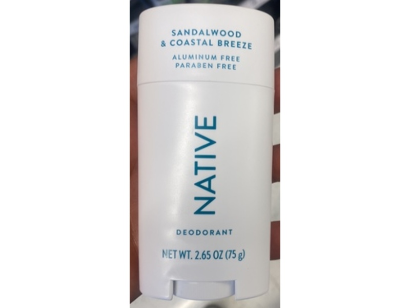Native Deodorant, Sandalwood & Coastal Breeze, 2.65 oz/75 g