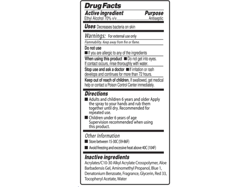 Smart Care Hand Sanitizer, Berry, 1.35 fl oz/40 mL