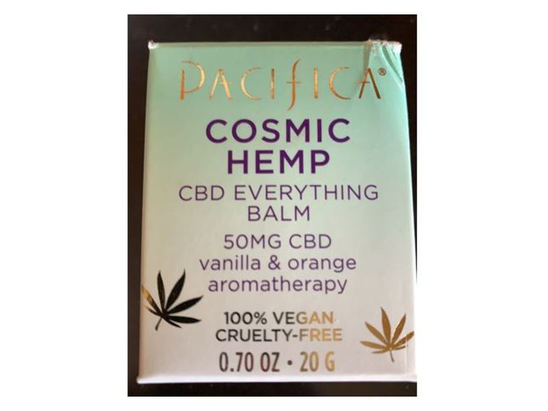 Pacifica Cosmic Hemp Cbd Everything Balm, 50 Mg, Vanilla & Orange, 0.70 oz/20 g