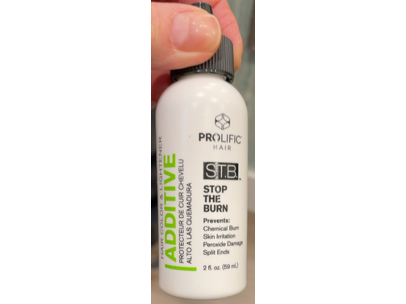 Prolific S.T.B. Stop The Burn, Hair Color & Lightener, 2 fl oz/59 mL