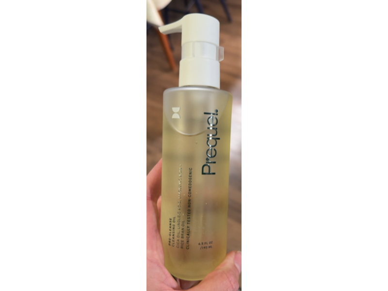 Prequel Pre-Gleanse Cleansing Oil, Cica Oil, Linoleic Acid, Linolenic Acid & Rice Bran Oil, 6.5 fl oz/193 mL