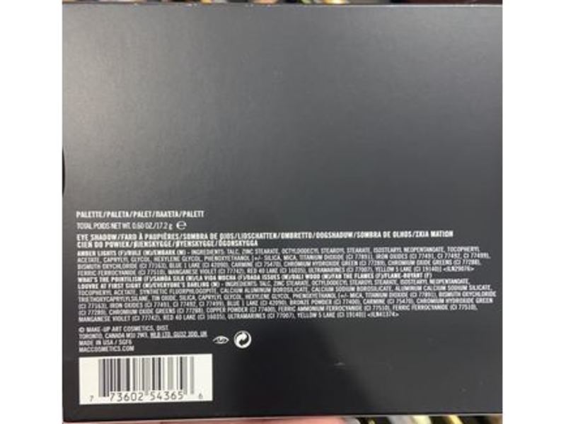 Mac Art Library Flame Boyant 12 Intensely Saturated Eye Shadows, 0.6 oz/17.2 g