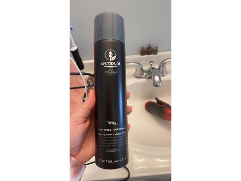 Paul Mitchell Awapuhi Wild Ginger Anti-Frizz Hairspray, Medium Hold, 313 mL/258 g/9.1 oz