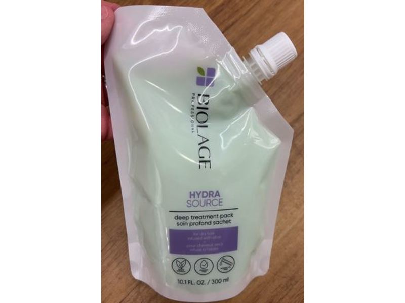 Biolage Hydra Source Deep Treatment Pack Hair Mask, Aloe, 10.1 fl oz/300 mL